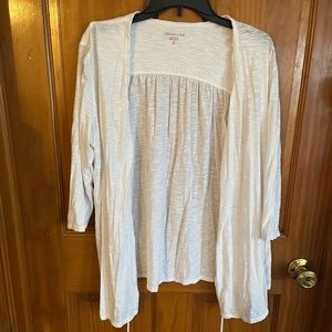 Coldwater Creek White Shawl - Size medium
